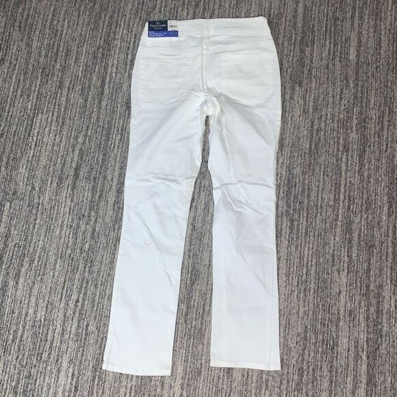 Brand New Faded‎ Glory Women’s 4P White Flattening Tummy Control Stretch Pants - Picture 8 of 8